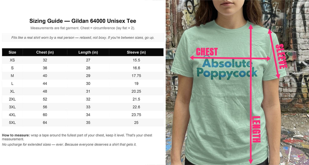 MyDesigns t-shirt Absolute Poppycock Tee