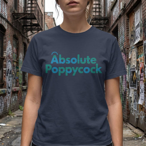 MyDesigns t-shirt Absolute Poppycock Tee