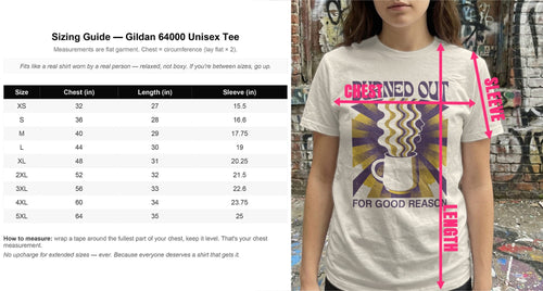 MyDesigns t-shirt Burned Out for Good Reason Tee