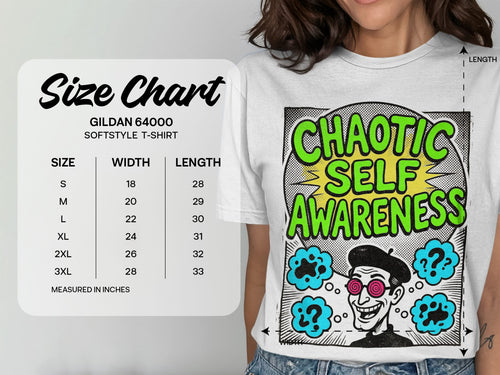 MyDesigns t-shirt Chaotic Self Awareness Tee