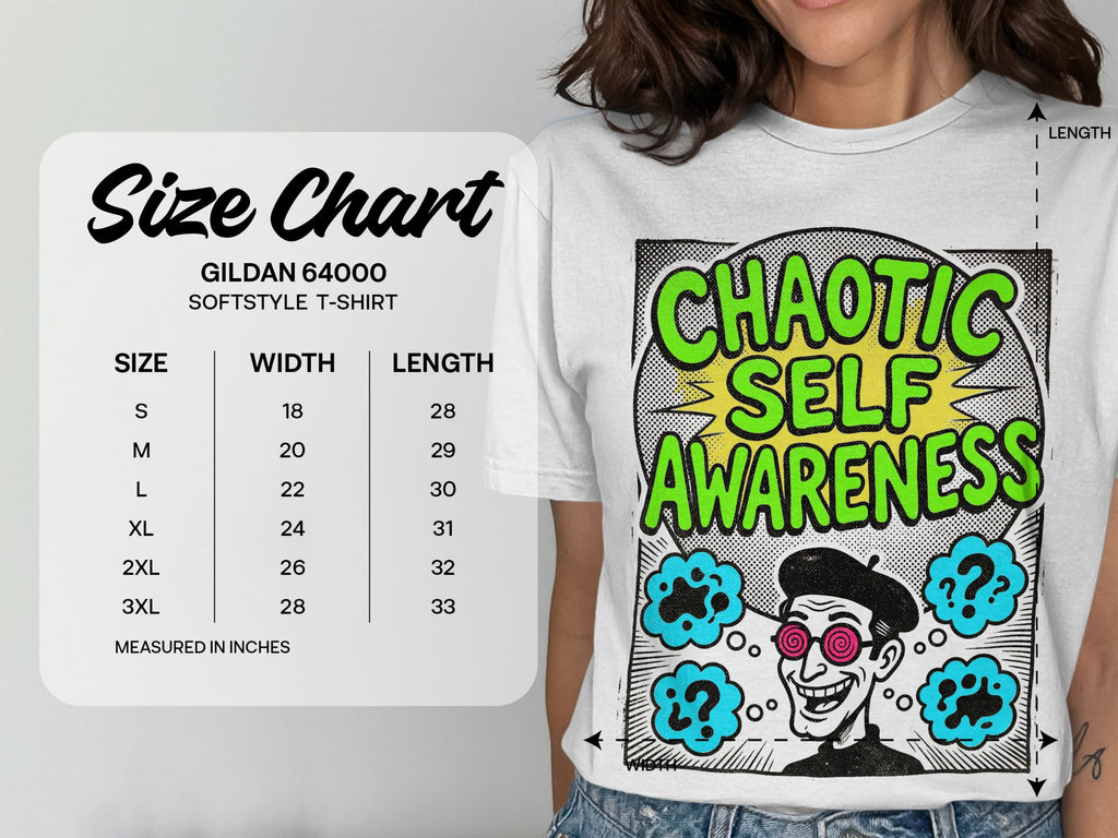 MyDesigns t-shirt Chaotic Self Awareness Tee