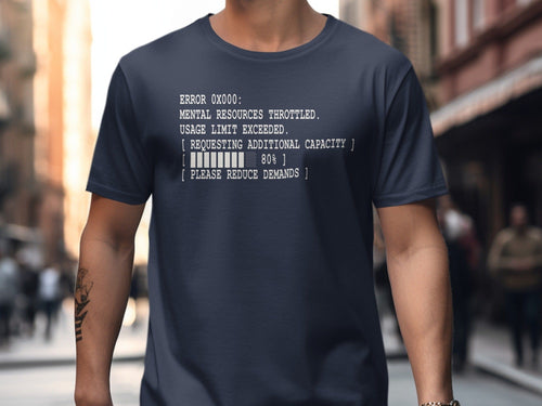 MyDesigns t-shirt Error Metal Resources Throttled Tee