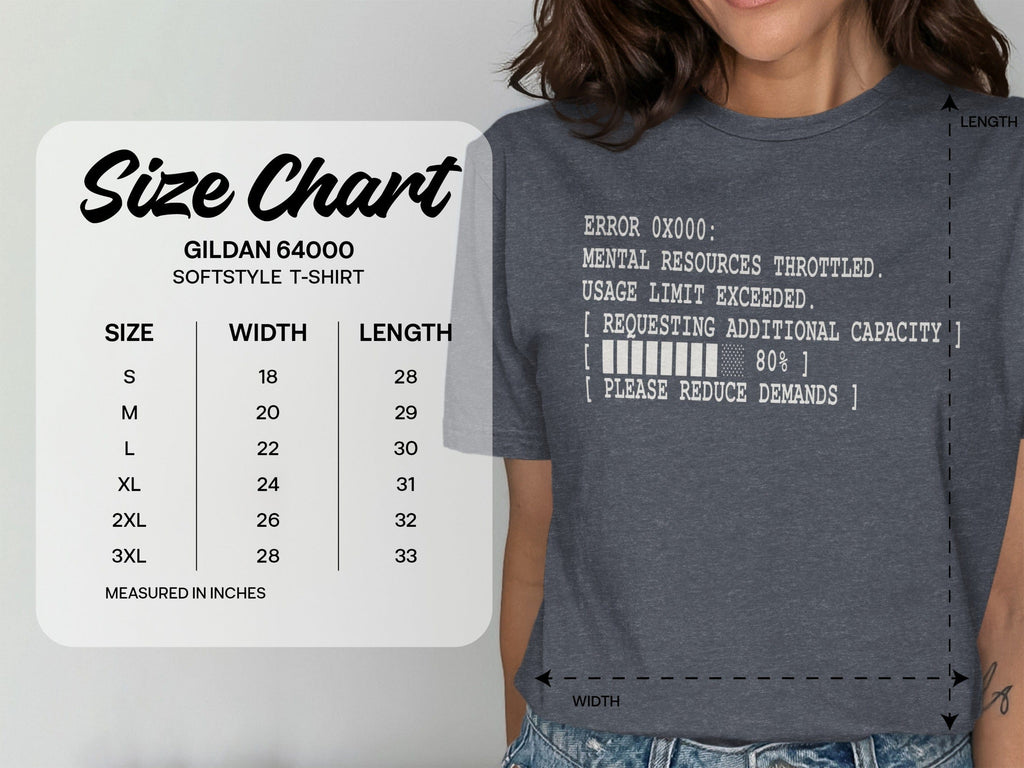 MyDesigns t-shirt Error Metal Resources Throttled Tee
