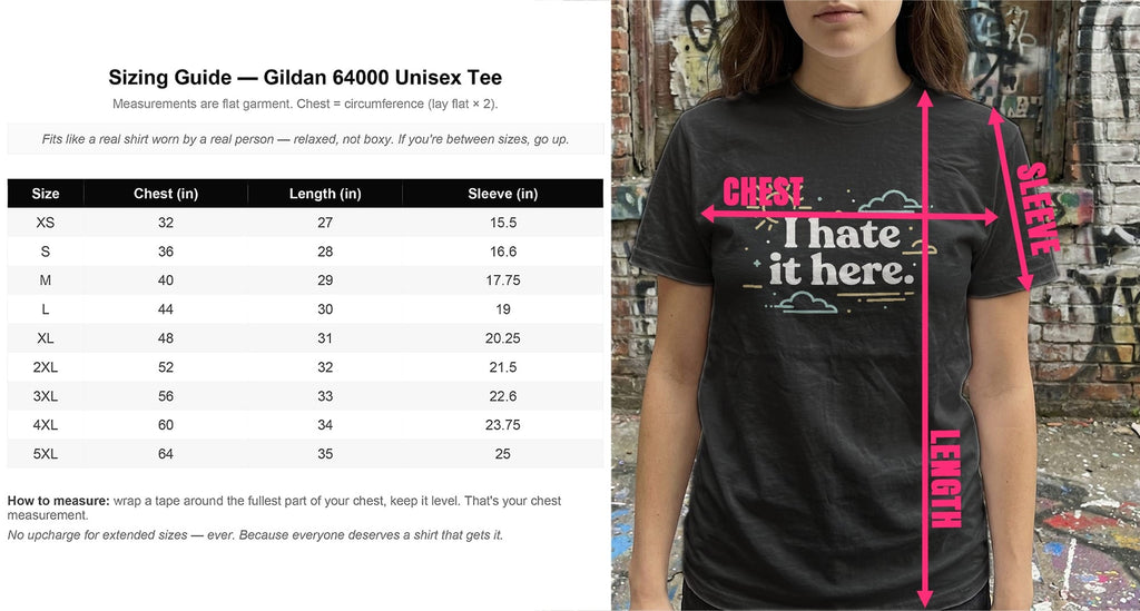 MyDesigns T-Shirt I Hate It Here Tee
