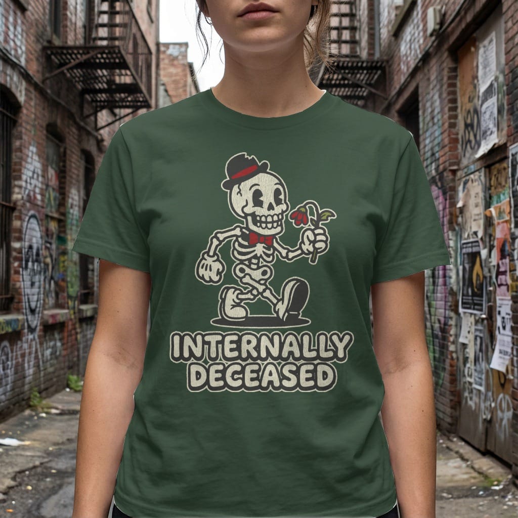 MyDesigns t-shirt Internally Deceased Tee