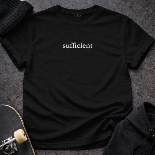 MyDesigns t-shirt M / Black Sufficient Tee