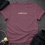 MyDesigns t-shirt M / Heather Maroon Sufficient Tee