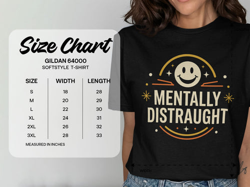 MyDesigns t-shirt Mentally Distraught Tee