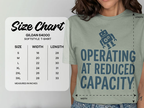 MyDesigns t-shirt Operating at Reduced Capacity Tee