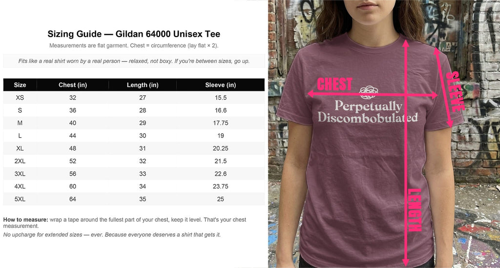 MyDesigns t-shirt Perpetually Discombobulated Tee