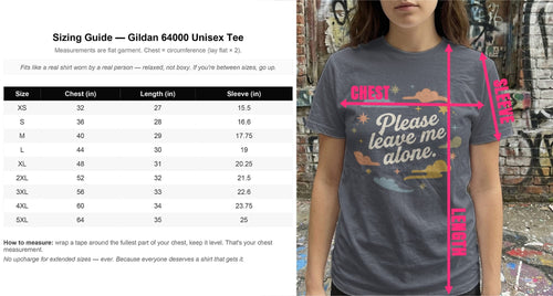 MyDesigns t-shirt Please Leave Me Alone Tee