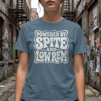 MyDesigns t-shirt Powered by Spite and Low REM Tee