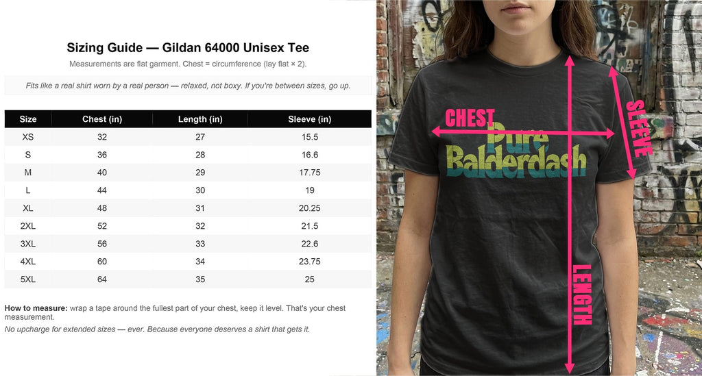 MyDesigns t-shirt Pure Balderdash Tee