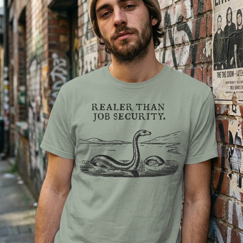 MyDesigns t-shirt Realer than Job Security Tee