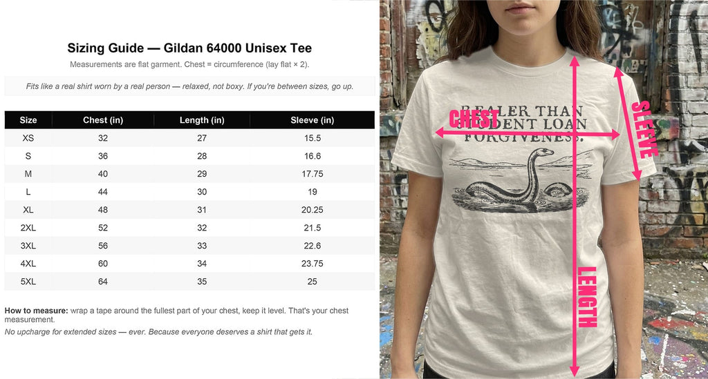 MyDesigns t-shirt Realer than Student Loan Forgiveness Tee