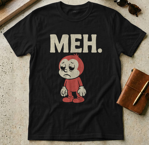MyDesigns t-shirt Rust Red Character / S / Black MEH. Tee