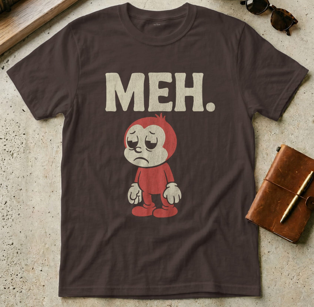 MyDesigns t-shirt Rust Red Character / S / Dark Chocolate MEH. Tee