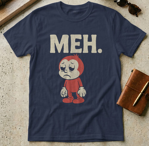 MyDesigns t-shirt Rust Red Character / S / Navy MEH. Tee