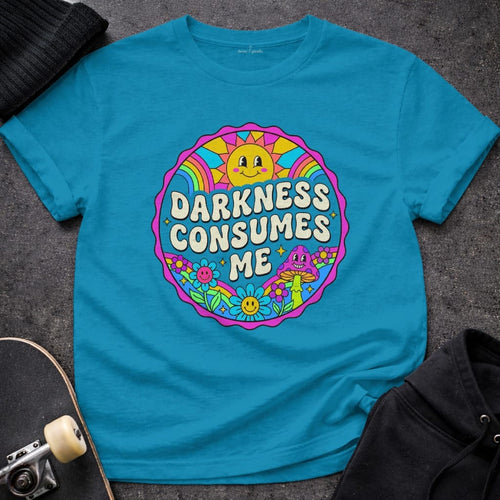 MyDesigns t-shirt S / Antique Sapphire Darkness Consumes Me Tee