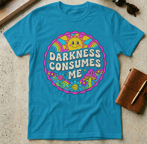 MyDesigns t-shirt S / Antique Sapphire Darkness Consumes Me Tee