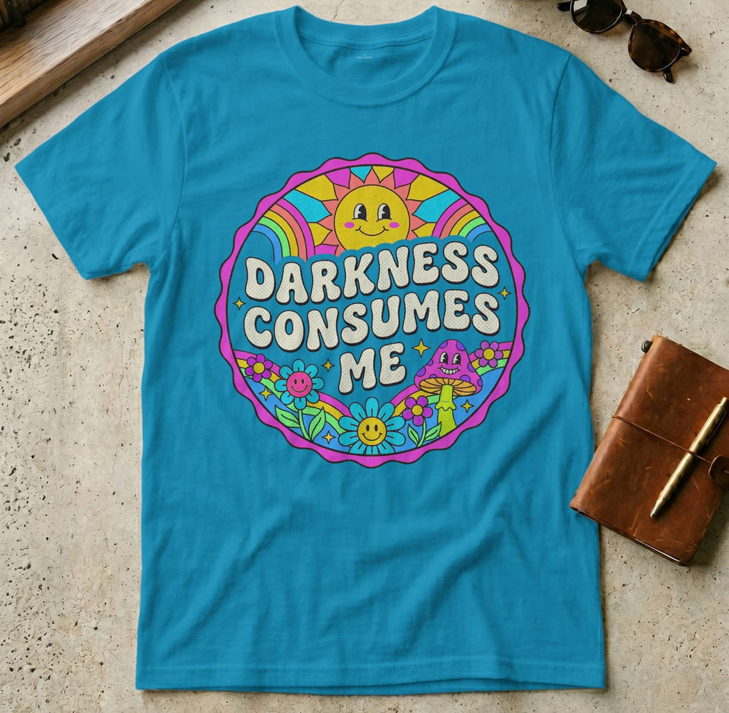 MyDesigns t-shirt S / Antique Sapphire Darkness Consumes Me Tee