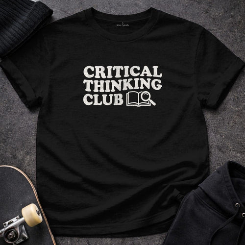 MyDesigns t-shirt S / Black Critical Thinking Club Tee