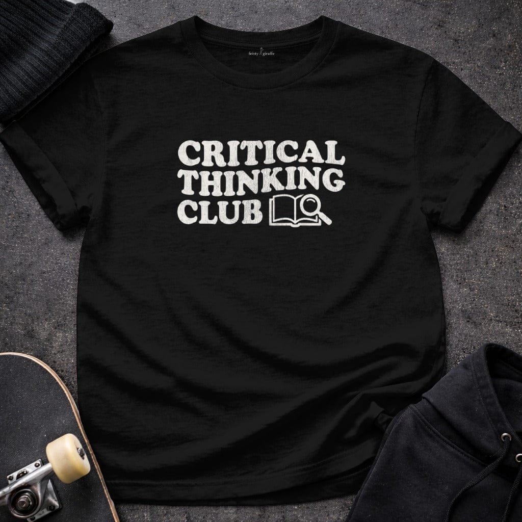 MyDesigns t-shirt S / Black Critical Thinking Club Tee