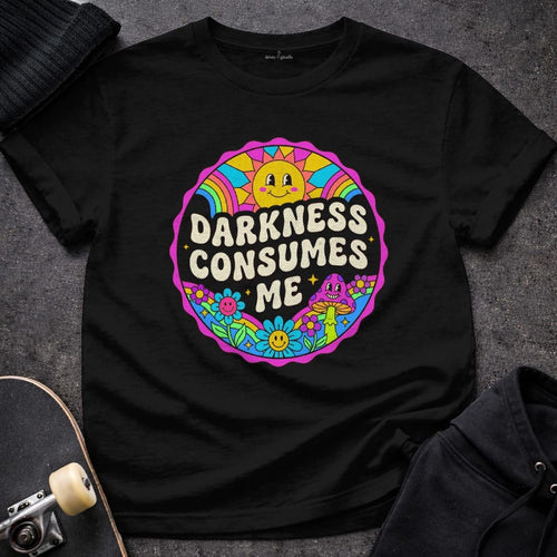 MyDesigns t-shirt S / Black Darkness Consumes Me Tee