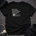 MyDesigns t-shirt S / Black Error Rest Attempted Tee