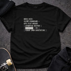 MyDesigns t-shirt S / Black Error System Overwhelmed Tee