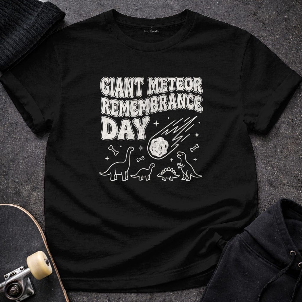 MyDesigns t-shirt S / Black Giant Meteor Remembrance Day Tee