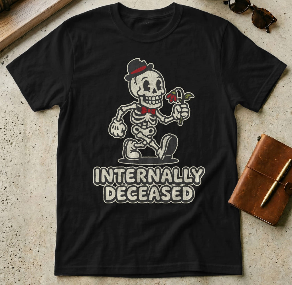 MyDesigns t-shirt S / Black Internally Deceased Tee