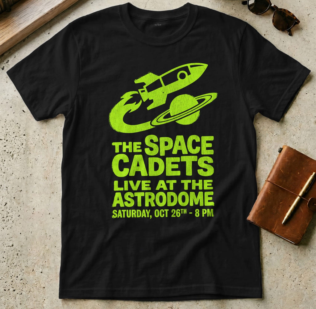 MyDesigns t-shirt S / Black Space Cadets Live Tee