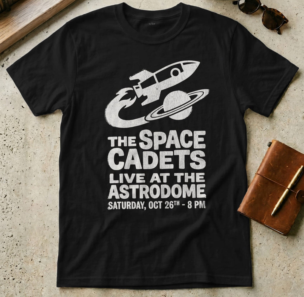 MyDesigns t-shirt S / Black The Space Cadets Live Tee