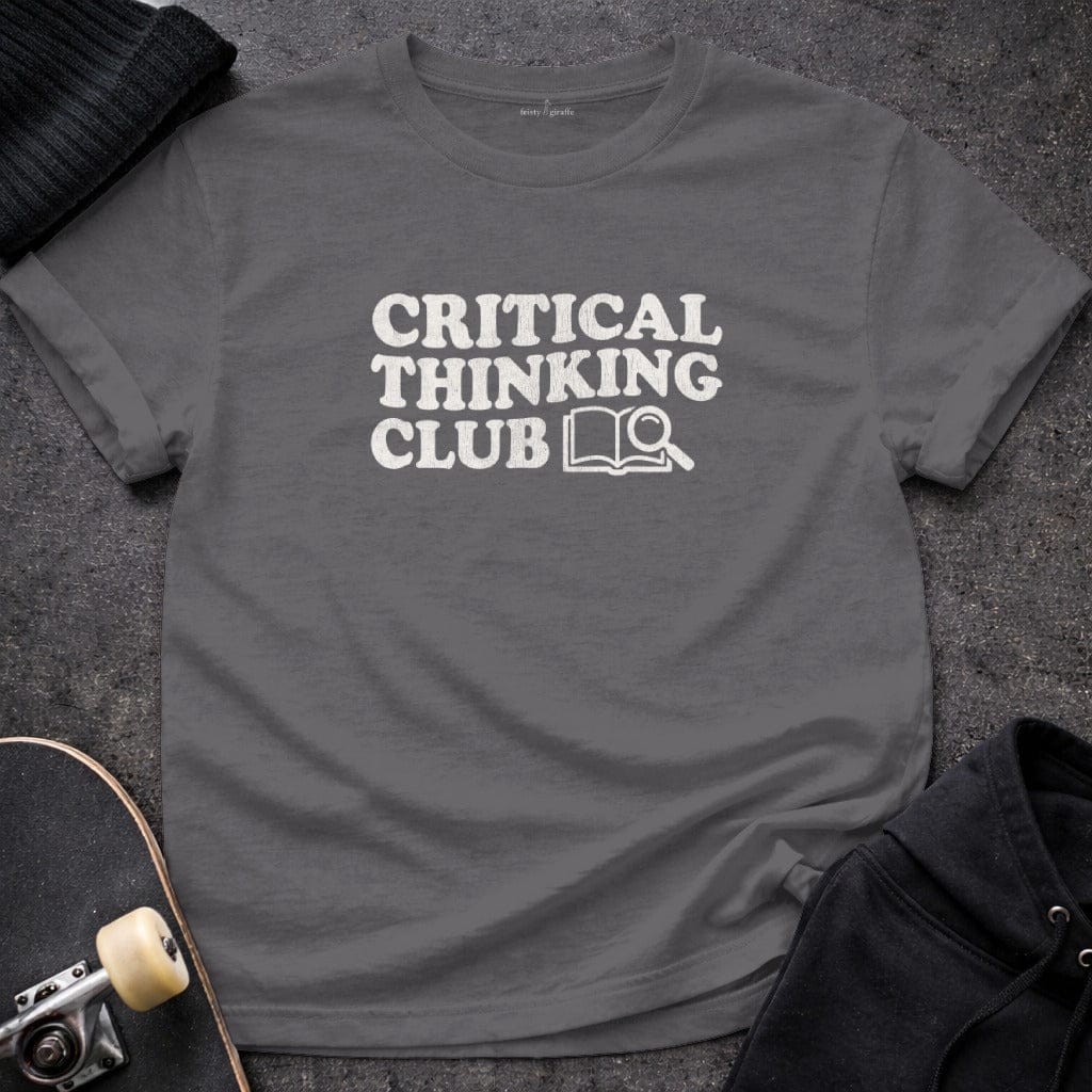 MyDesigns t-shirt S / Charcoal Critical Thinking Club Tee