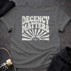 MyDesigns T-Shirt S / Charcoal Decency Matters T-Shirt