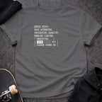 MyDesigns t-shirt S / Charcoal Error Rest Attempted Tee