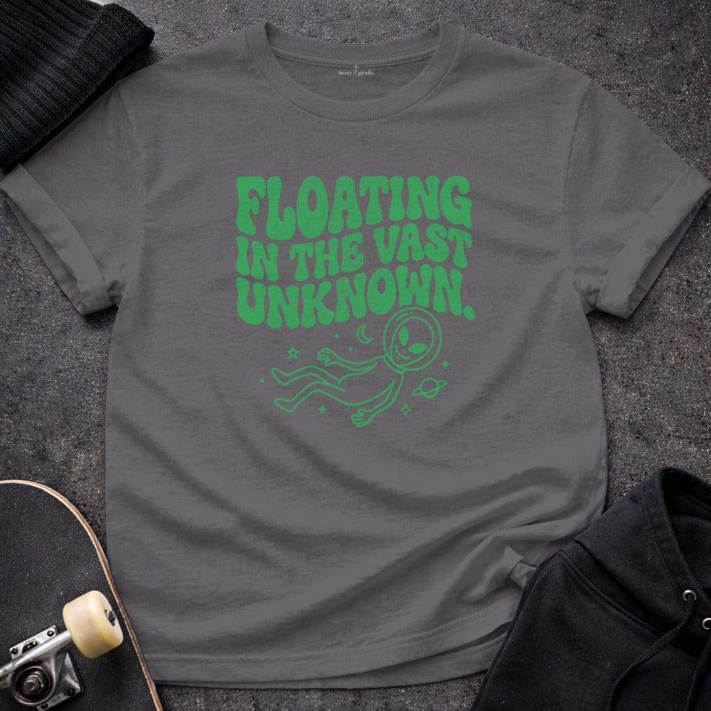 MyDesigns t-shirt S / Charcoal Floating in the Vast Unknown T-shirt