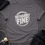 MyDesigns t-shirt S / Charcoal Outwardly Fine Tee