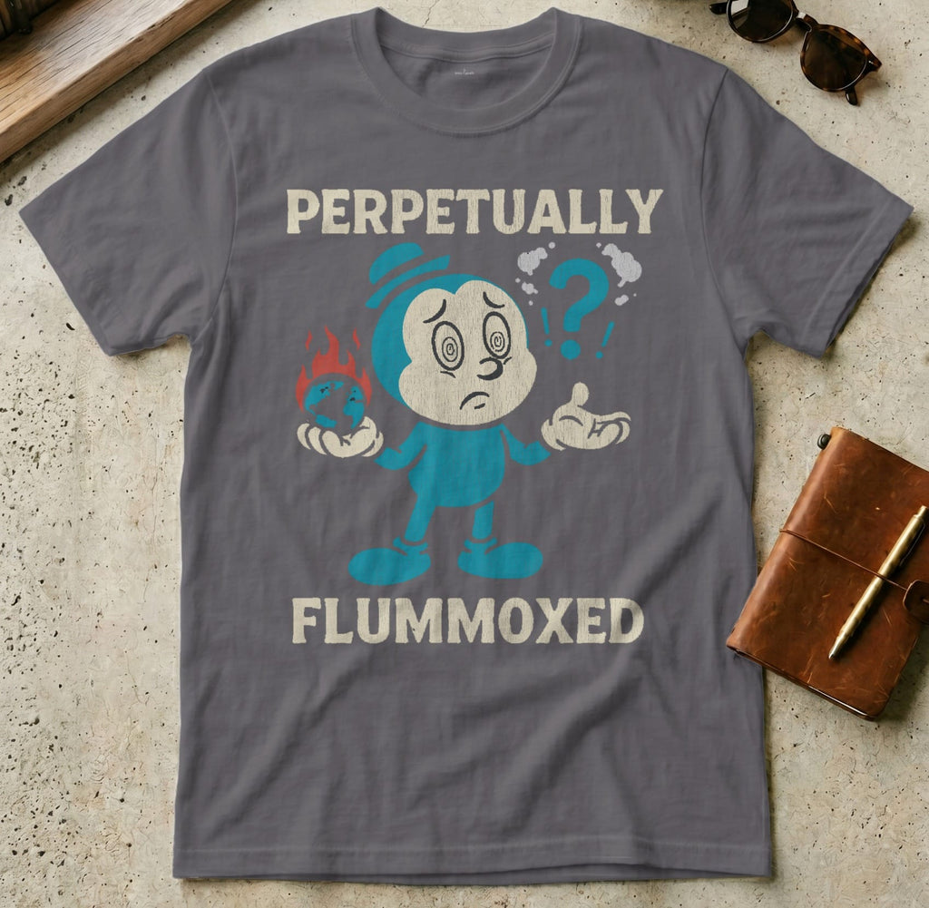 MyDesigns t-shirt S / Charcoal Perpetually Flummoxed Tee
