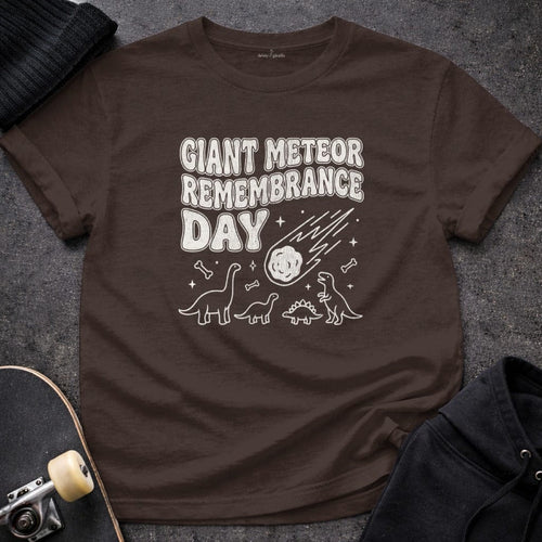 MyDesigns t-shirt S / Dark Chocolate Giant Meteor Remembrance Day Tee