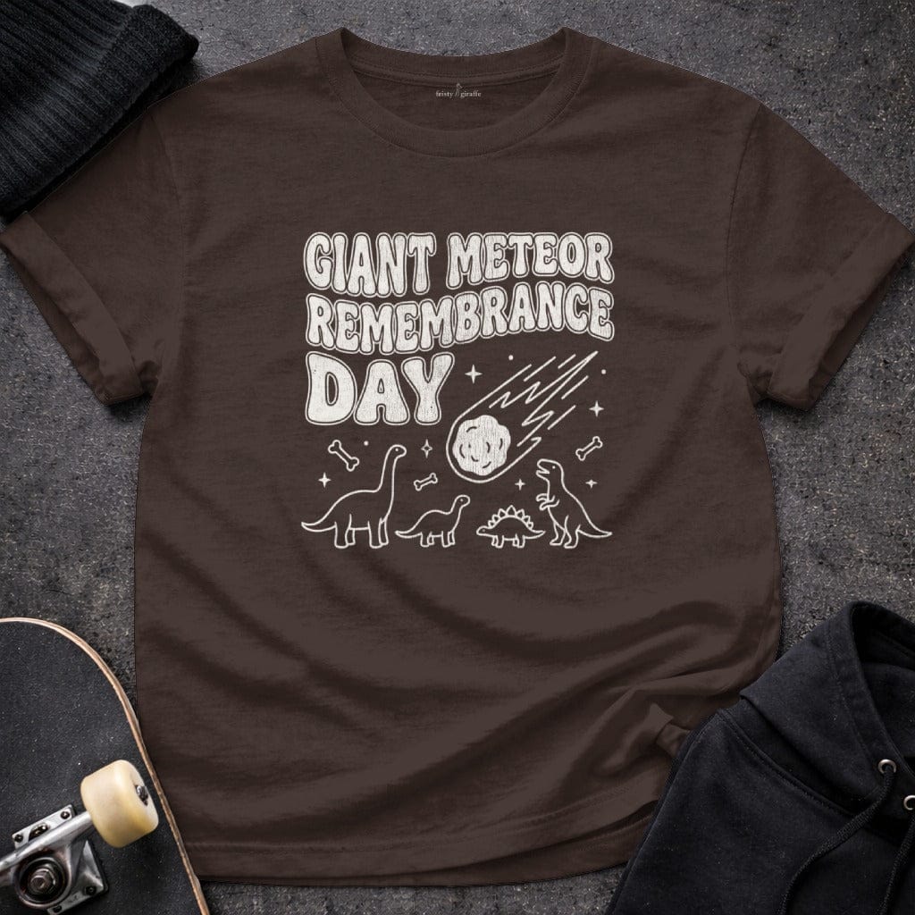 MyDesigns t-shirt S / Dark Chocolate Giant Meteor Remembrance Day Tee