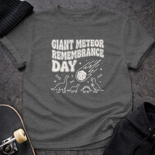 MyDesigns t-shirt S / Dark Heather Giant Meteor Remembrance Day Tee