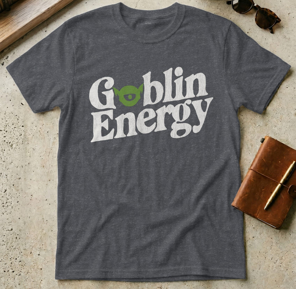 MyDesigns t-shirt S / Dark Heather Grey Goblin Energy Tee