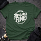 MyDesigns t-shirt S / Forest Green Outwardly Fine Tee