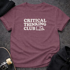 MyDesigns t-shirt S / Heather Maroon Critical Thinking Club Tee