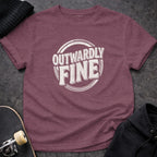 MyDesigns t-shirt S / Heather Maroon Outwardly Fine Tee