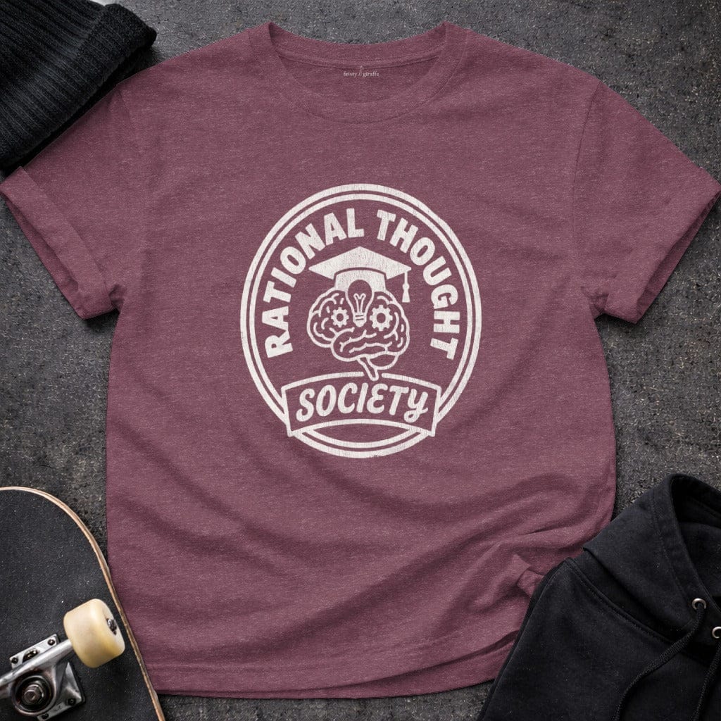 MyDesigns t-shirt S / Heather Maroon Rational Thought Society Tee