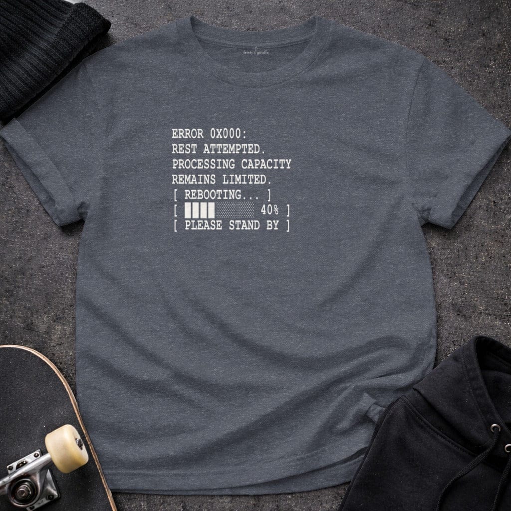 MyDesigns t-shirt S / Heather Navy Error Rest Attempted Tee