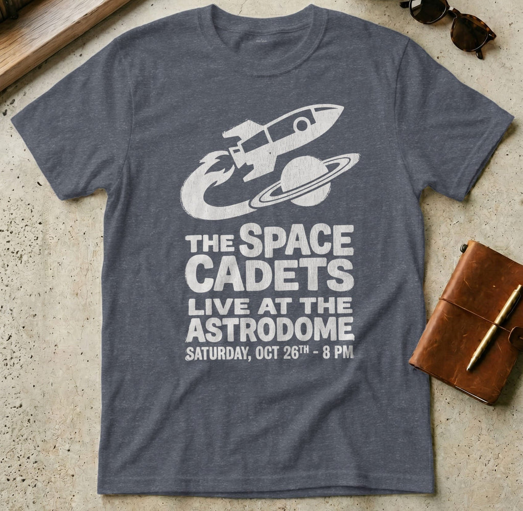 MyDesigns t-shirt S / Heather Navy The Space Cadets Live Tee